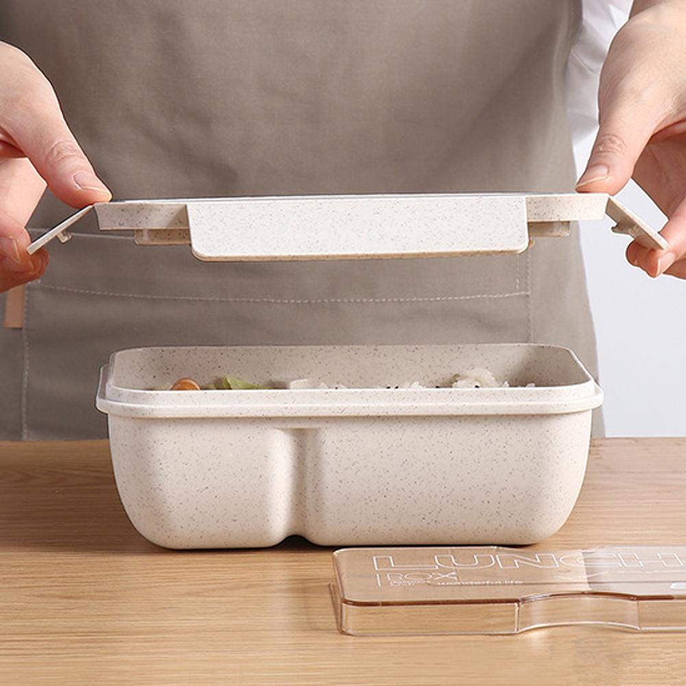 Meal Prep Healthy Lunch - 1100ml 건강한 소재 도시락 밀짚 일본식