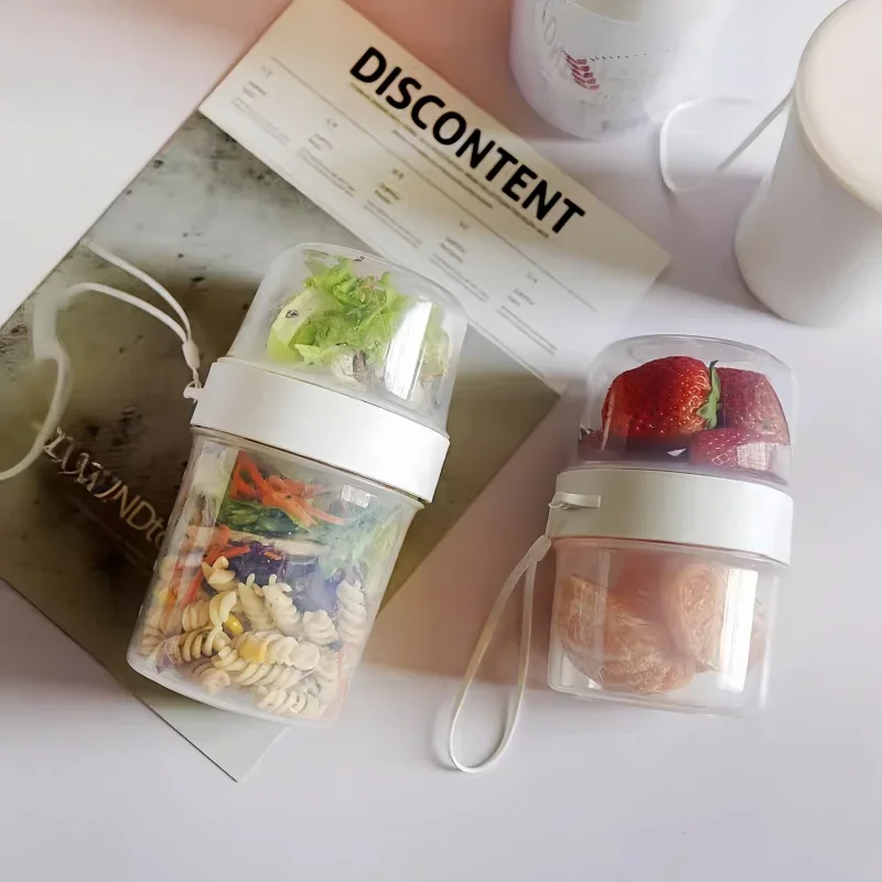 Meal Prep Yogurt Containers - 아침 식사용 오트밀 시리얼 견과류 요거트