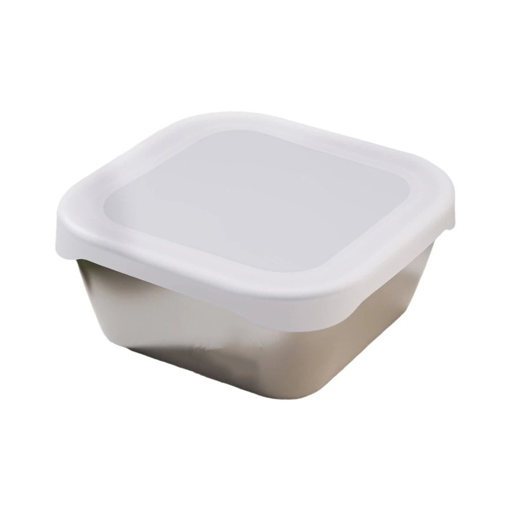 Meal Prep Healthy Lunch - 실리콘 뚜껑 스테인리스 스틸 신선도 유지