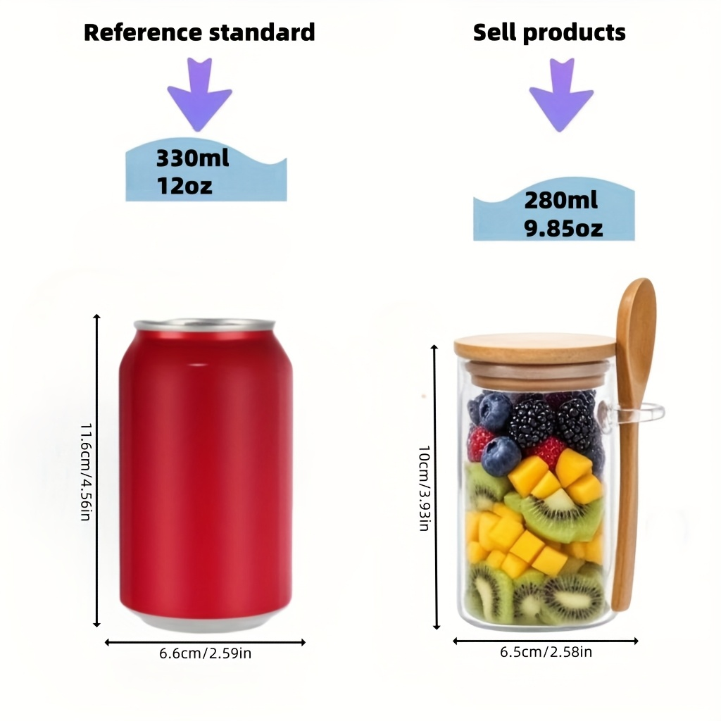 4/8/12개입, 뚜껑이 있는 오트밀 아침식사 컵(9. - Meal Prep Glass Containers With Lids 리뷰 및 가격