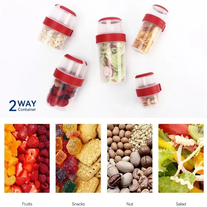 더블 레이어 봉인 된 구획 크리스퍼 상자 오트밀 너트  - Meal Prep Yogurt Containers 리뷰 및 가격