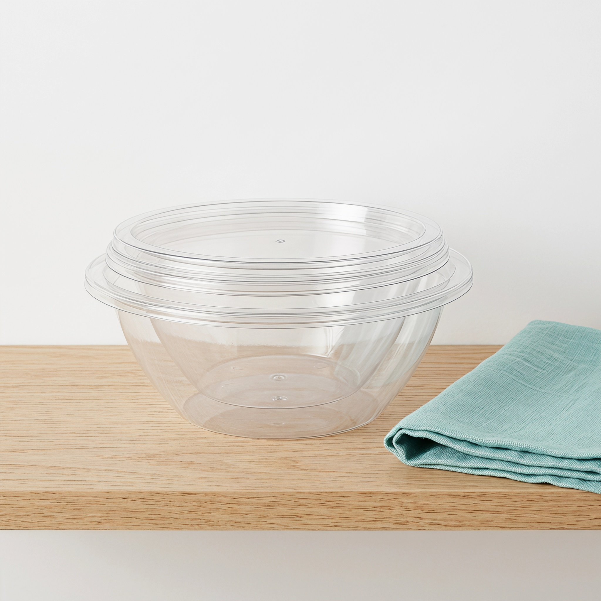 2세트 투명 샐러드 믹싱볼 플라스틱 네스팅 딥볼 베이킹 - Meal Prep Containers 리뷰 및 가격