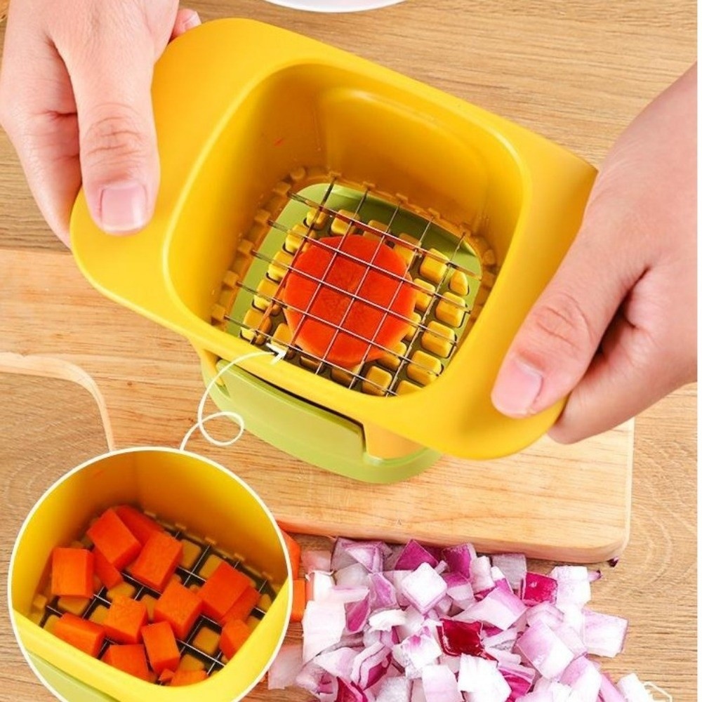 다기능 야채 다지기 수동 압력식 양파 슬라이서 2-in - Meal Prep Potatoes 리뷰 및 가격