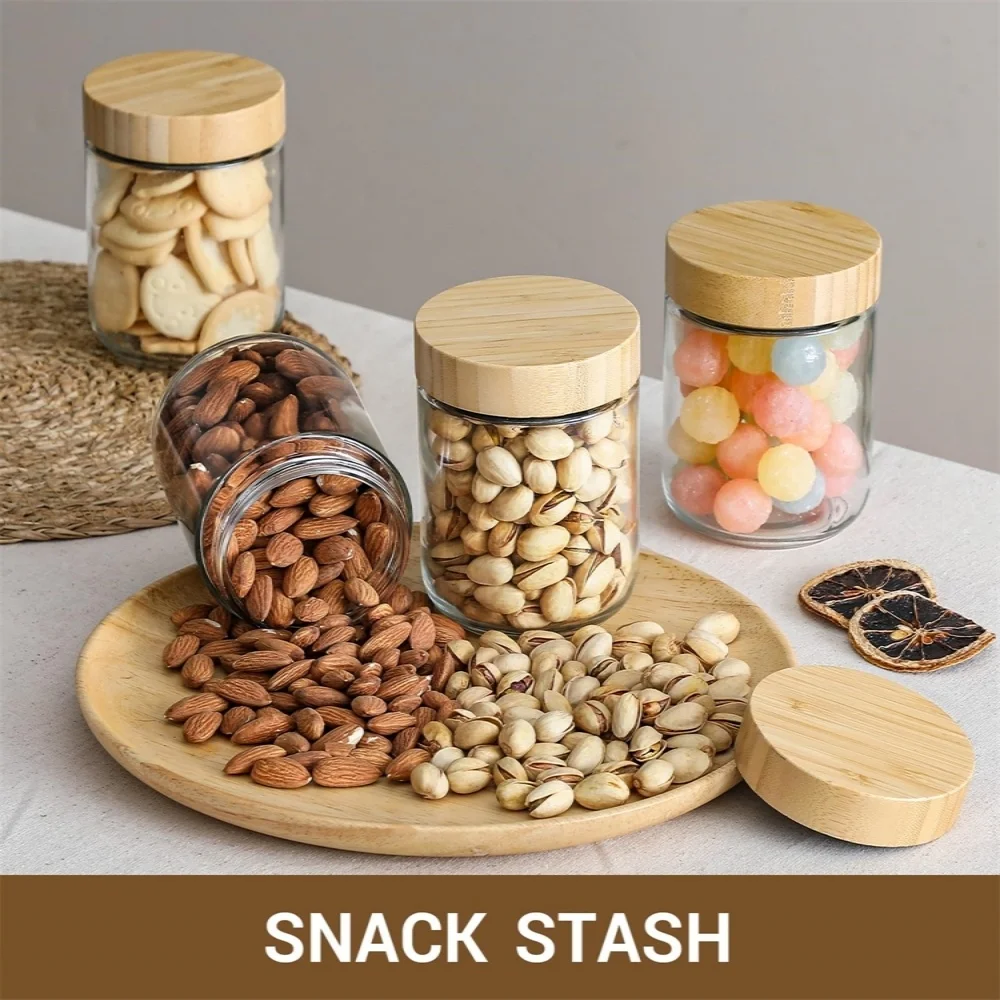 예스4 팩 16온스 오버나이트 오트밀 용기(대나무 뚜껑 - Meal Prep Glass Containers With Lids 리뷰 및 가격