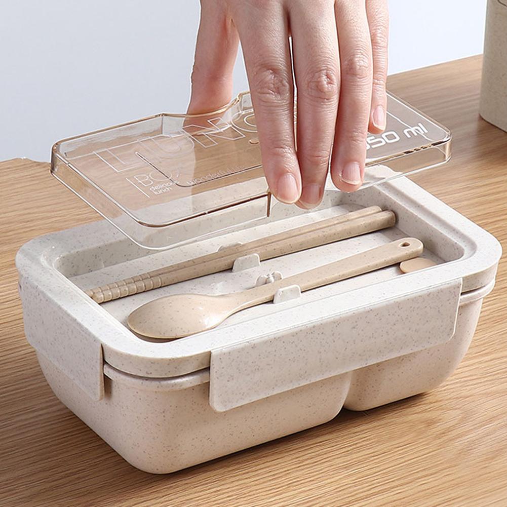 1100ml 건강한 소재 도시락 밀짚 일본식 도시락 전 - Meal Prep Healthy Lunch 리뷰 및 가격