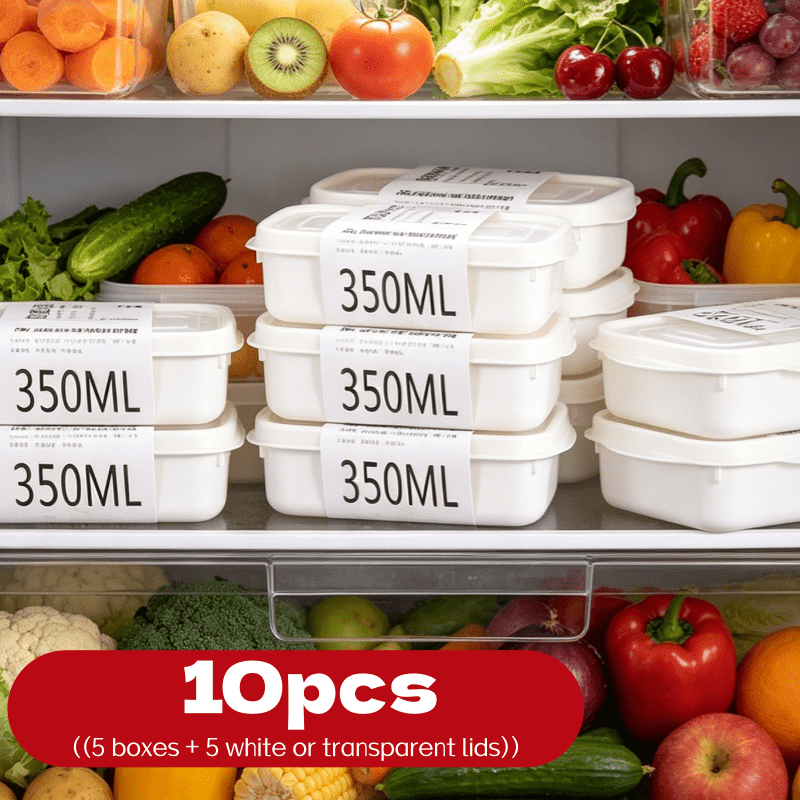 10개 재사용 가능 적층형 식품 보관 용기 세트 5개  - Meal Prep Containers 리뷰 및 가격