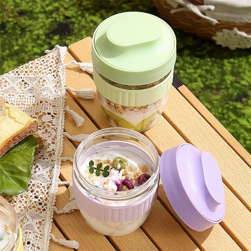480/570ml 아침 식사 컵 휴대용 오트밀 시리얼  - Meal Prep Yogurt Containers 리뷰 및 가격