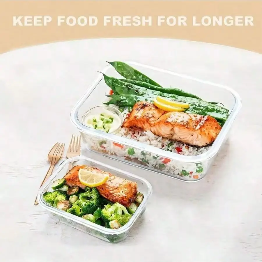 yesGlass 뚜껑이 있는 식품 저장 용기, 식사 준 - Meal Prep Glass Containers With Lids 리뷰 및 가격