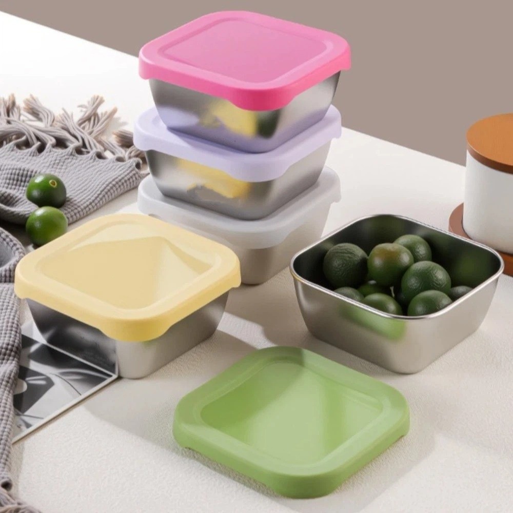 실리콘 뚜껑 스테인리스 스틸 신선도 유지 용기, 누수  - Meal Prep Healthy Lunch 리뷰 및 가격